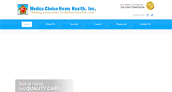 Desktop Screenshot of medicschoicehomehealth.com